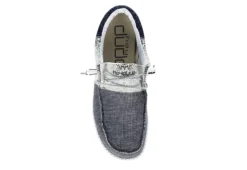 Heydude Mens Wally Slip On Sneaker - Navy -Florsheim Shop US 01 501807 05