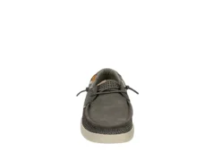 Heydude Mens Welsh Boat Shoe - Dark Grey -Florsheim Shop US 01 501810 02