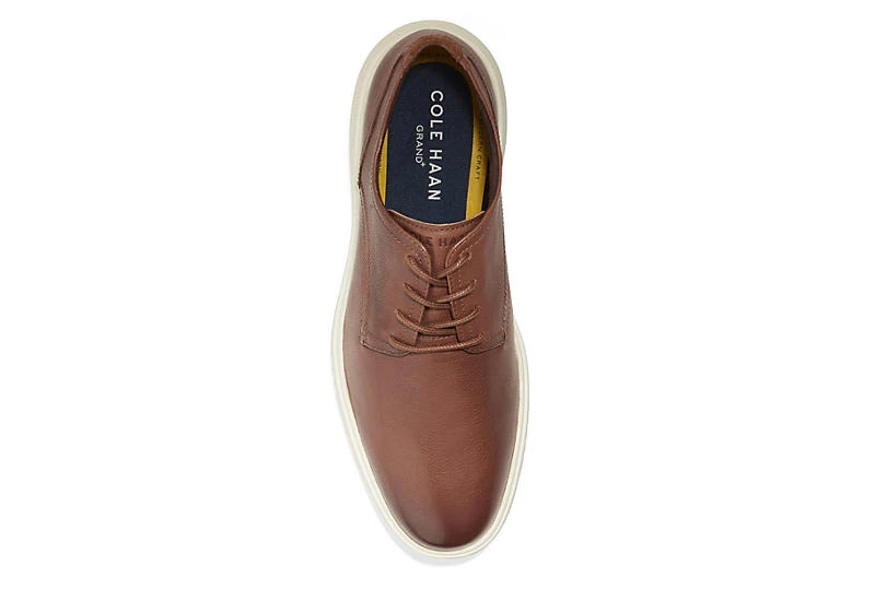 Cole Haan Mens Grand Plain Toe Oxford - Tan 5 Cole Haan Mens Grand Plain Toe Oxford - Tan - Image 3