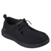Skechers Mens Arch Fit Melo Slip Resistant Work Shoe - Black -Florsheim Shop US 01 501849 00