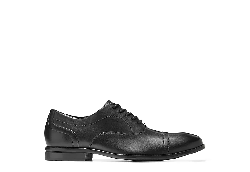 Cole Haan Mens Sawyer Cap Toe Oxford - Black 4 Cole Haan Mens Sawyer Cap Toe Oxford - Black - Image 2