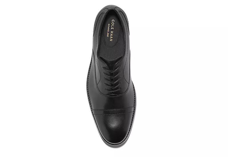 Cole Haan Mens Sawyer Cap Toe Oxford - Black 5 Cole Haan Mens Sawyer Cap Toe Oxford - Black - Image 3