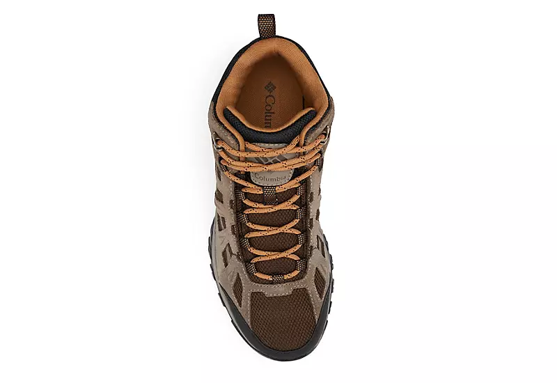 Columbia Mens Redmond Iii Mid Waterproof Hiking Boot - Khaki 8 Columbia Mens Redmond Iii Mid Waterproof Hiking Boot - Khaki - Image 6