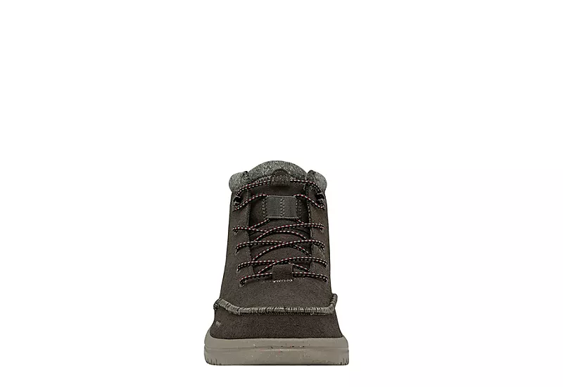 Heydude Mens Bradley Mid Sneaker - Dark Grey 5 Heydude Mens Bradley Mid Sneaker - Dark Grey - Image 3
