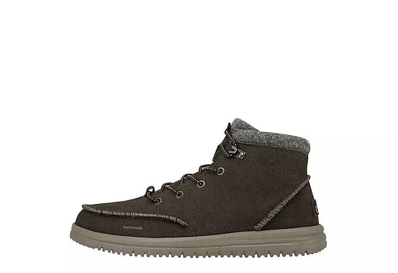 Heydude Mens Bradley Mid Sneaker - Dark Grey 6 Heydude Mens Bradley Mid Sneaker - Dark Grey - Image 4