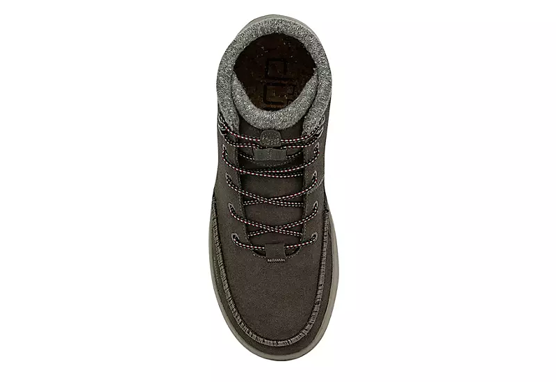 Heydude Mens Bradley Mid Sneaker - Dark Grey 8 Heydude Mens Bradley Mid Sneaker - Dark Grey - Image 6