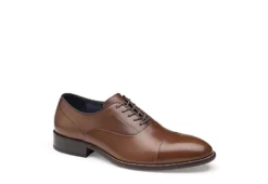 Johnston & Murphy Mens Stockton Cap Toe Oxford - Dark Tan