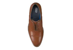Johnston & Murphy Mens Stockton Cap Toe Oxford - Dark Tan -Florsheim Shop US 01 502049 05