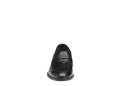 Johnston & Murphy Mens Stockton Penny Loafer Oxford - Black -Florsheim Shop US 01 502050 02