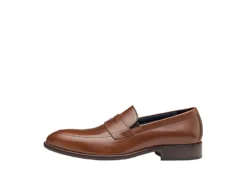 Johnston & Murphy Mens Stockton Penny Loafer Oxford - Dark Tan -Florsheim Shop US 01 502051 03