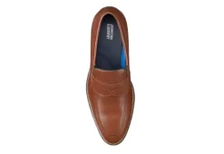 Johnston & Murphy Mens Stockton Penny Loafer Oxford - Dark Tan -Florsheim Shop US 01 502051 05