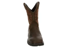 Ariat Mens Groundbreaker Waterproof Work Boot - Brown -Florsheim Shop US 01 502082 02