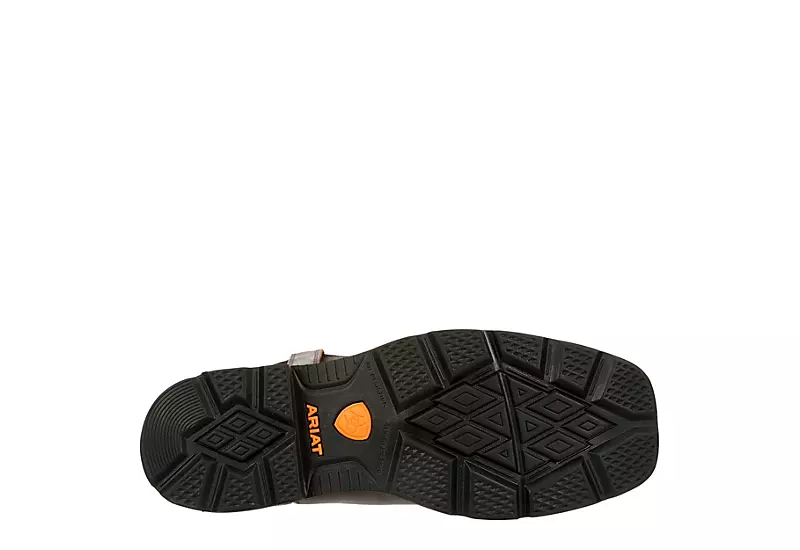 Ariat Mens Groundbreaker Western Work Boot - Brown 9 Ariat Mens Groundbreaker Western Work Boot - Brown - Image 7