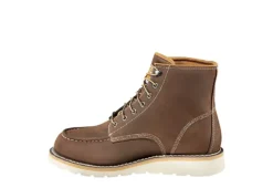 Carhartt Mens Waterproof 6-inch Moc Toe Wedge Boot - Brown -Florsheim Shop US 01 502201 02