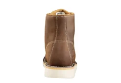Carhartt Mens Waterproof 6-inch Moc Toe Wedge Boot - Brown -Florsheim Shop US 01 502201 03