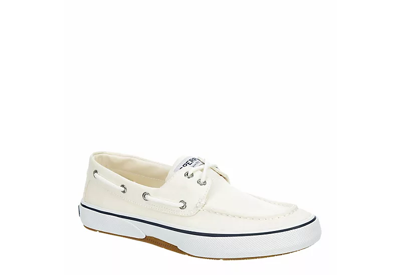 Sperry Mens Halyard 2-eye Sneaker - Off White 3 Sperry Mens Halyard 2-eye Sneaker - Off White