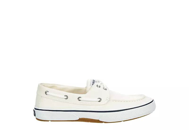 Sperry Mens Halyard 2-eye Sneaker - Off White 4 Sperry Mens Halyard 2-eye Sneaker - Off White - Image 2