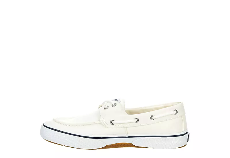 Sperry Mens Halyard 2-eye Sneaker - Off White 6 Sperry Mens Halyard 2-eye Sneaker - Off White - Image 4
