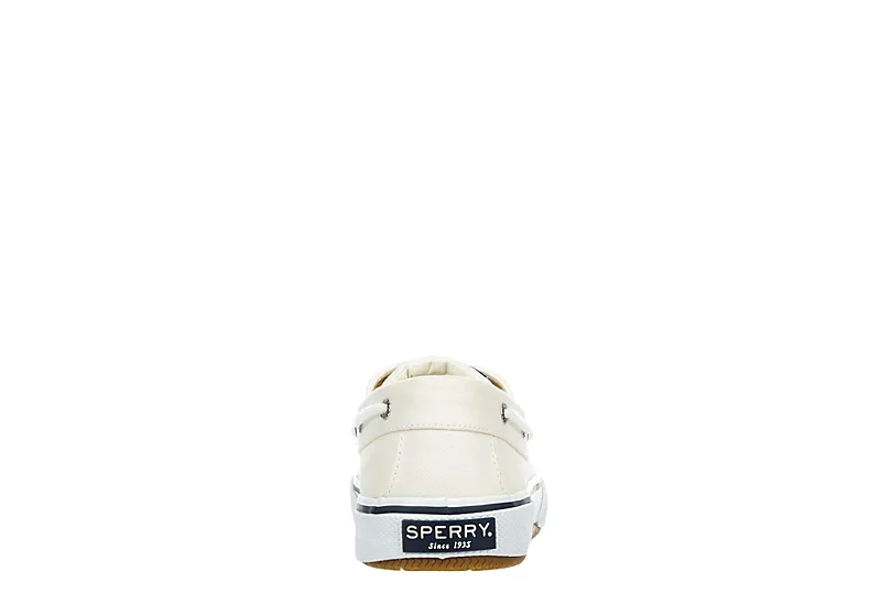 Sperry Mens Halyard 2-eye Sneaker - Off White 7 Sperry Mens Halyard 2-eye Sneaker - Off White - Image 5