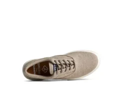 Sperry Mens Halyard Plushstep Cvo Sneaker - Taupe -Florsheim Shop US 01 502279 04
