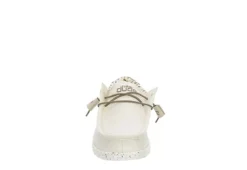 Heydude Mens Wally Slip On Sneaker - Ivory -Florsheim Shop US 01 502292 02