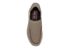 Skechers Mens Slip-ins Parson Slip On Sneaker - Brown -Florsheim Shop US 01 502297 05