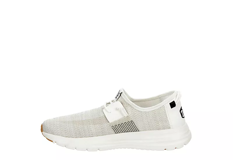 Heydude Mens Sirocco Slip On Sneaker - White 6 Heydude Mens Sirocco Slip On Sneaker - White - Image 4