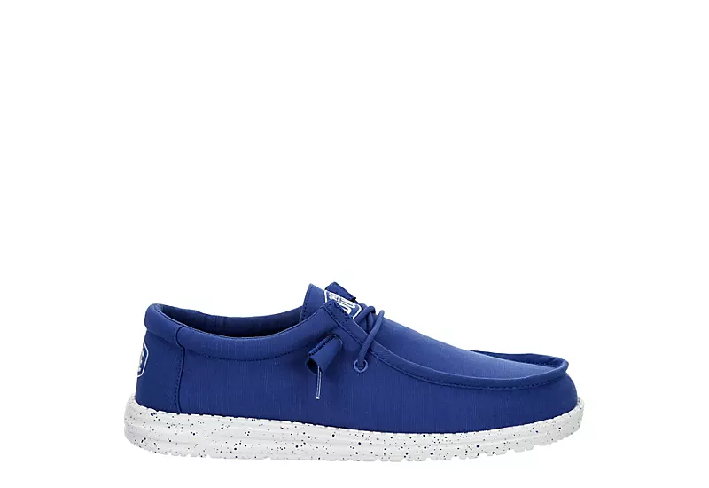 Heydude Mens Wally Slip On Sneaker - Blue 4 Heydude Mens Wally Slip On Sneaker - Blue - Image 2