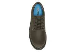Dr. Scholls Work Mens Harrington Ii Slip Resistant Work Shoe - Chocolate -Florsheim Shop US 01 502341 05