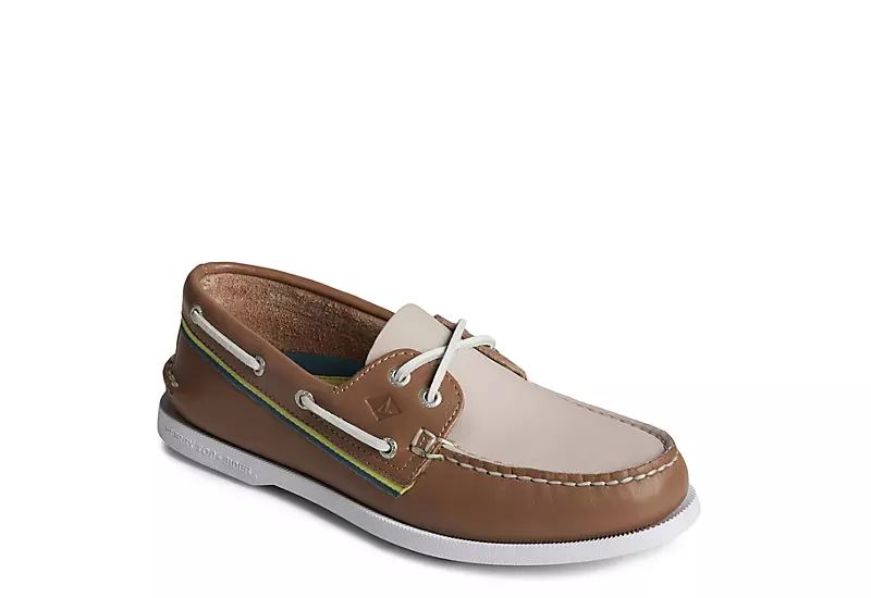 Sperry Mens Ao 2-eye Boat Shoe - Tan 3 Sperry Mens Ao 2-eye Boat Shoe - Tan