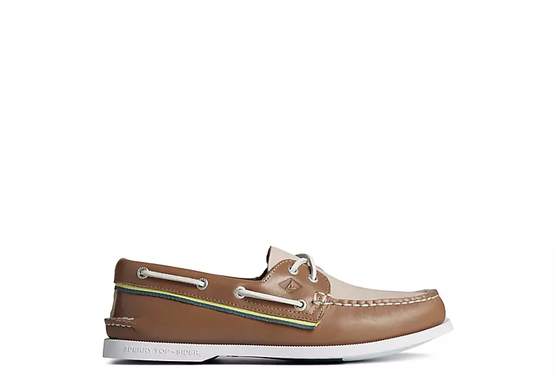 Sperry Mens Ao 2-eye Boat Shoe - Tan 4 Sperry Mens Ao 2-eye Boat Shoe - Tan - Image 2