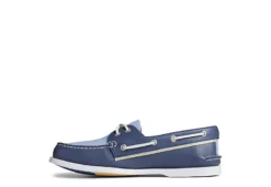 Sperry Mens Ao 2-eye Boat Shoe - Blue -Florsheim Shop US 01 502363 02