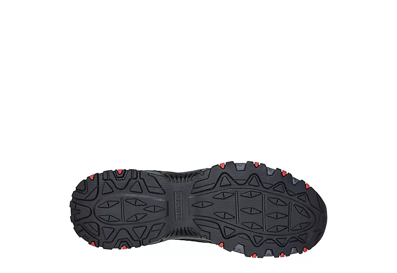Skechers Mens Hillcrest Hiking Shoe - Black 7 Skechers Mens Hillcrest Hiking Shoe - Black - Image 5