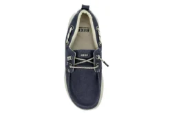 Reef Mens Swellsole Pier Boat Shoe - Navy -Florsheim Shop US 01 502367 05