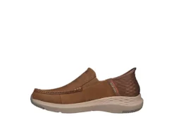 Skechers Mens Slip-ins Parson Slip On Sneaker - Brown -Florsheim Shop US 01 502402 02