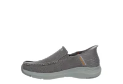 Skechers Mens Slip-ins Parson Slip On Sneaker - Grey -Florsheim Shop US 01 502403 03