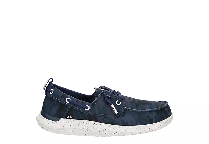 Reef Mens Swellsole Pier Boat Shoe - Navy 4 Reef Mens Swellsole Pier Boat Shoe - Navy - Image 2