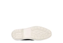 Franco Fortini Mens Cameron Slip On Penny Loafer Oxford - Navy -Florsheim Shop US 01 502431 06