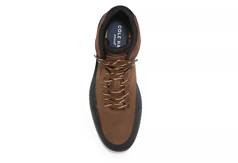 Cole Haan Mens Grand Hiker Waterproof Lace-up Boot - Brown 6 Cole Haan Mens Grand Hiker Waterproof Lace-up Boot - Brown - Image 4