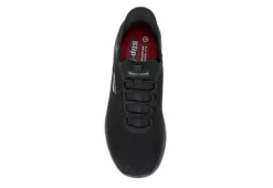 Skechers Mens Slip-ins Summits Colsin Slip Resistant Work Shoe - Black -Florsheim Shop US 01 502506 05