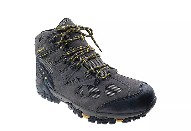 Bearpaw Mens Brock Waterproof Mid Hiking Boot - Taupe 3 Bearpaw Mens Brock Waterproof Mid Hiking Boot - Taupe