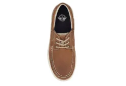 Dockers Mens Beacon Boat Shoes - Dark Tan -Florsheim Shop US 01 502541 04