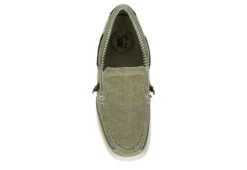 Margaritaville Mens Dock Slip On Boat Shoe - Tan -Florsheim Shop US 01 502734 05