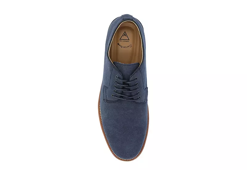 Vance Co Mens Ingram Oxford - Navy 8 Vance Co Mens Ingram Oxford - Navy - Image 6