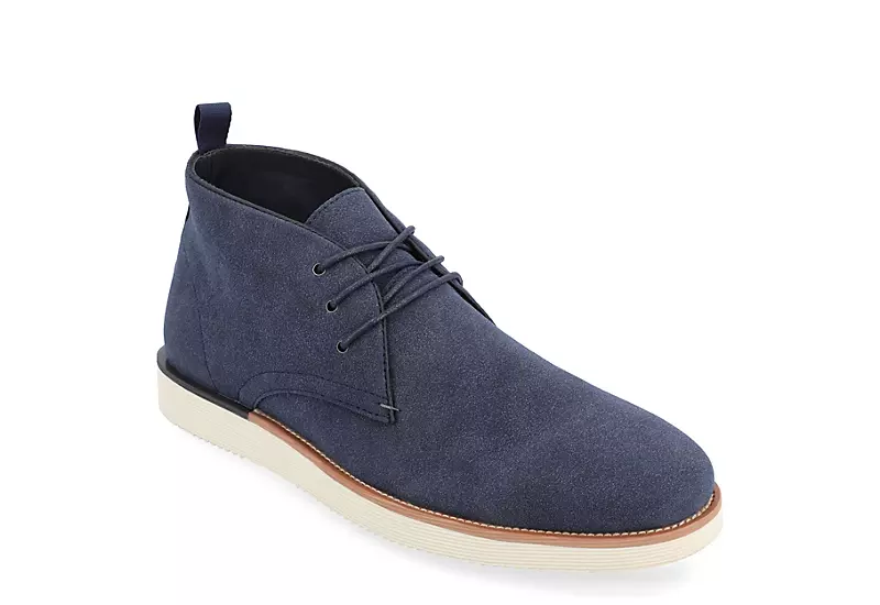 Vance Co Mens Jimmy Chukka Boot - Navy 3 Vance Co Mens Jimmy Chukka Boot - Navy