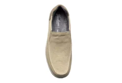 Florsheim Mens Lakeside Canvas Moc Toe Slip On Oxford - Sand -Florsheim Shop US 01 502786 05