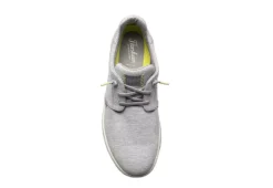 Florsheim Mens Crossover Canvas Plain Toe Slip On Sneaker - Grey -Florsheim Shop US 01 502871 05