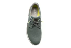 Florsheim Mens Crossover Canvas Plain Toe Slip On Sneaker - Green -Florsheim Shop US 01 502872 05