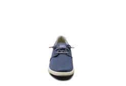 Florsheim Mens Crossover Canvas Plain Toe Slip On Sneaker - Navy -Florsheim Shop US 01 502873 02