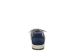 Florsheim Mens Crossover Canvas Plain Toe Slip On Sneaker - Navy -Florsheim Shop US 01 502873 04